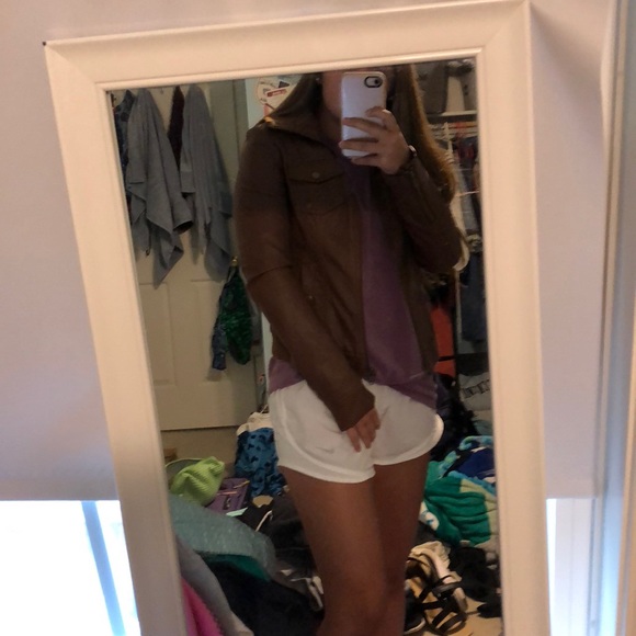 Brown Leather Jacket - Picture 3 of 3